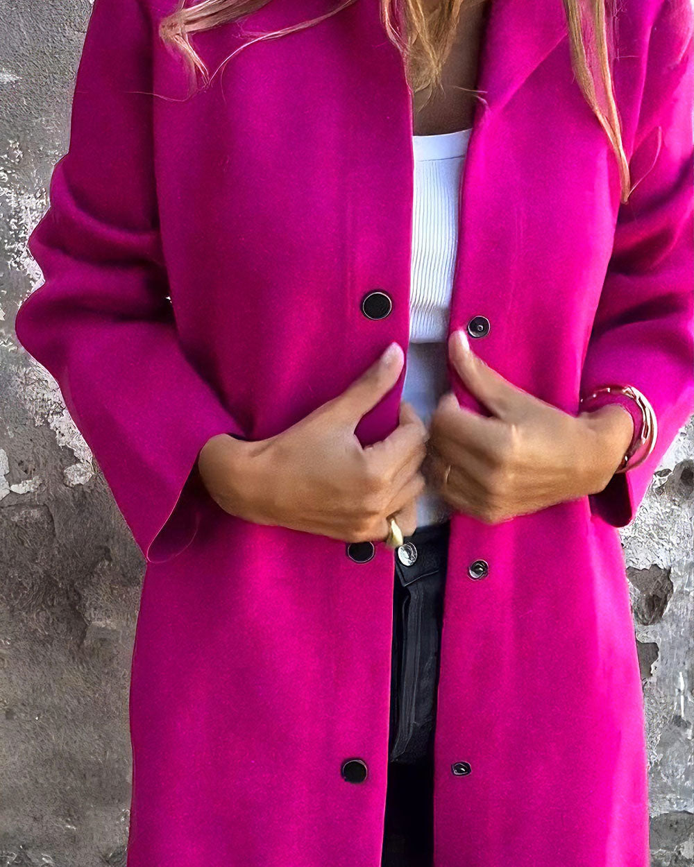 Casual Single Breasted Hooded Jacket