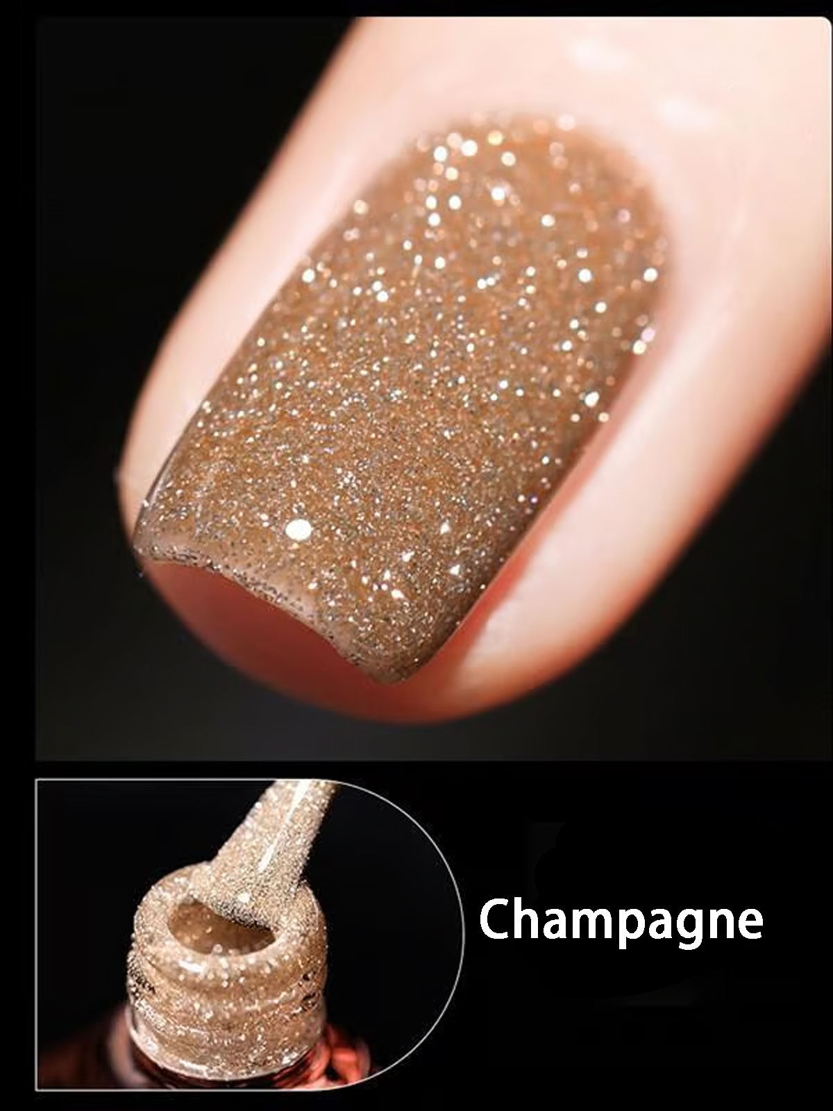 🔥High Density Glitter Nail Gel Polish