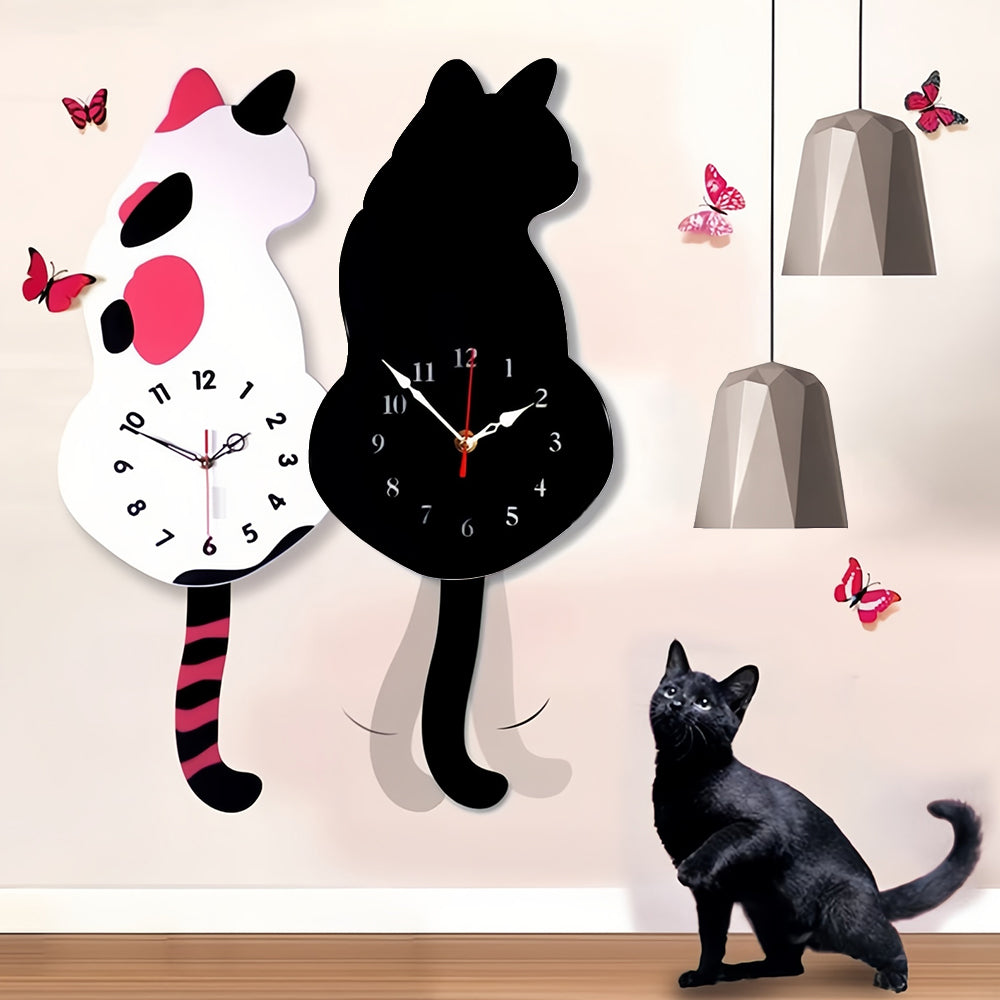 ❤️2023 Christmas - Nordic Pet Wagging Tail Wall Clock