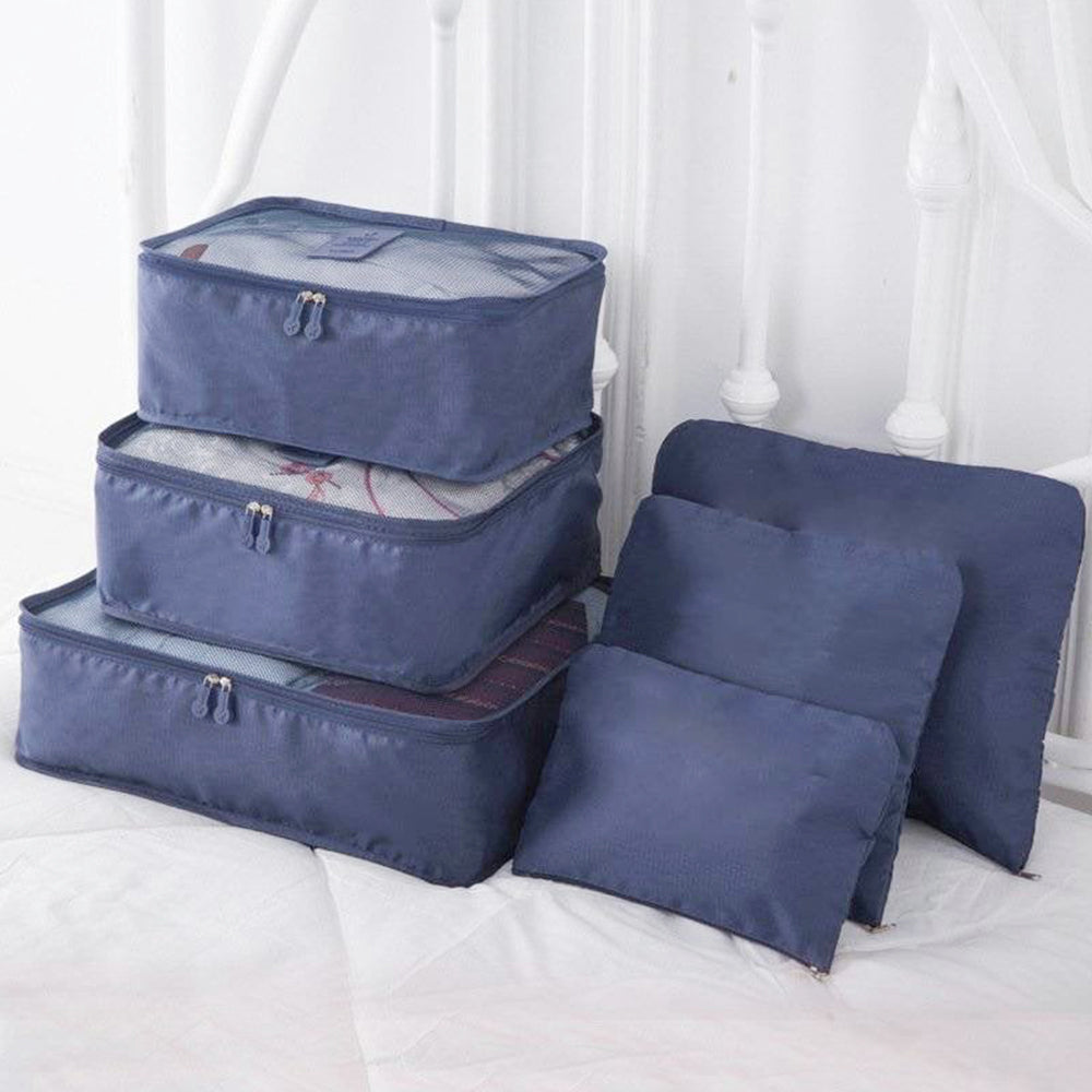 ✈ 6 Pieces Portable Luggage Packing Cubes🧳